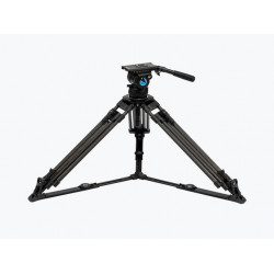 BENRO KIT TRIPODE VIDEO DOBLE TUBO CARBONO BVX18CFK