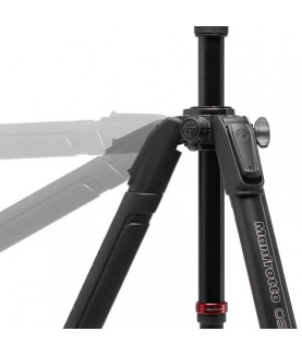 Manfrotto Trípode 055 Aluminio con rótula de vídeo fluida 502