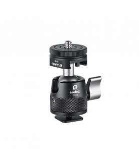 LEOFOTO F-19 Minirótula con zapata para flash