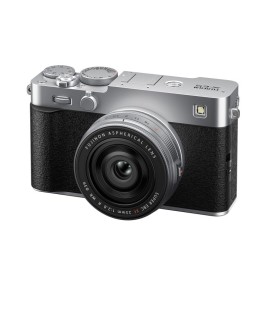 Fujifilm X-E5 Silver + 23 mm F2.8 R WR