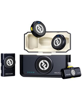 Hollyland Lark M2 MINI Combo de Micrófono Inalámbrico para movil y camara