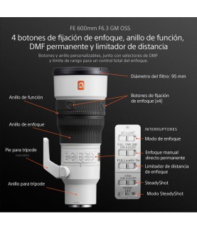 Sony FE 600mm F6.3 GM OSS | Supertele G Master