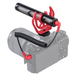 LensGo LYM DMM2 Micrófono de cañón direccional para cámaras de vídeo y smartphones