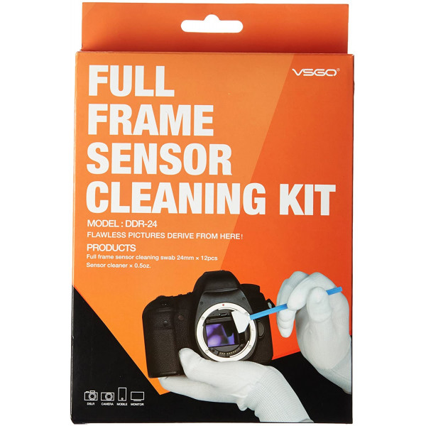Kit De Limpieza Para Sensor De Cámara - 20 Bastoncillos De 24 Mm Para DSLR/SLR Full Frame