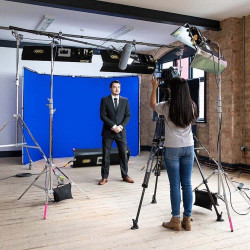 Lastolite Fondo Panoramic 4m Chroma Key Azul