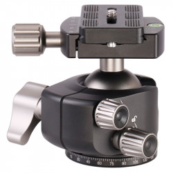 LEOFOTO Rótula de bola LH-40 + QP-70