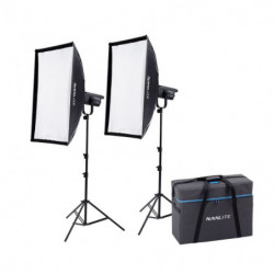 Nanlite FS-150B Kit 2 Focos LED Bi-Color 185W | Iluminación Profesional | PhotoTools Andorra